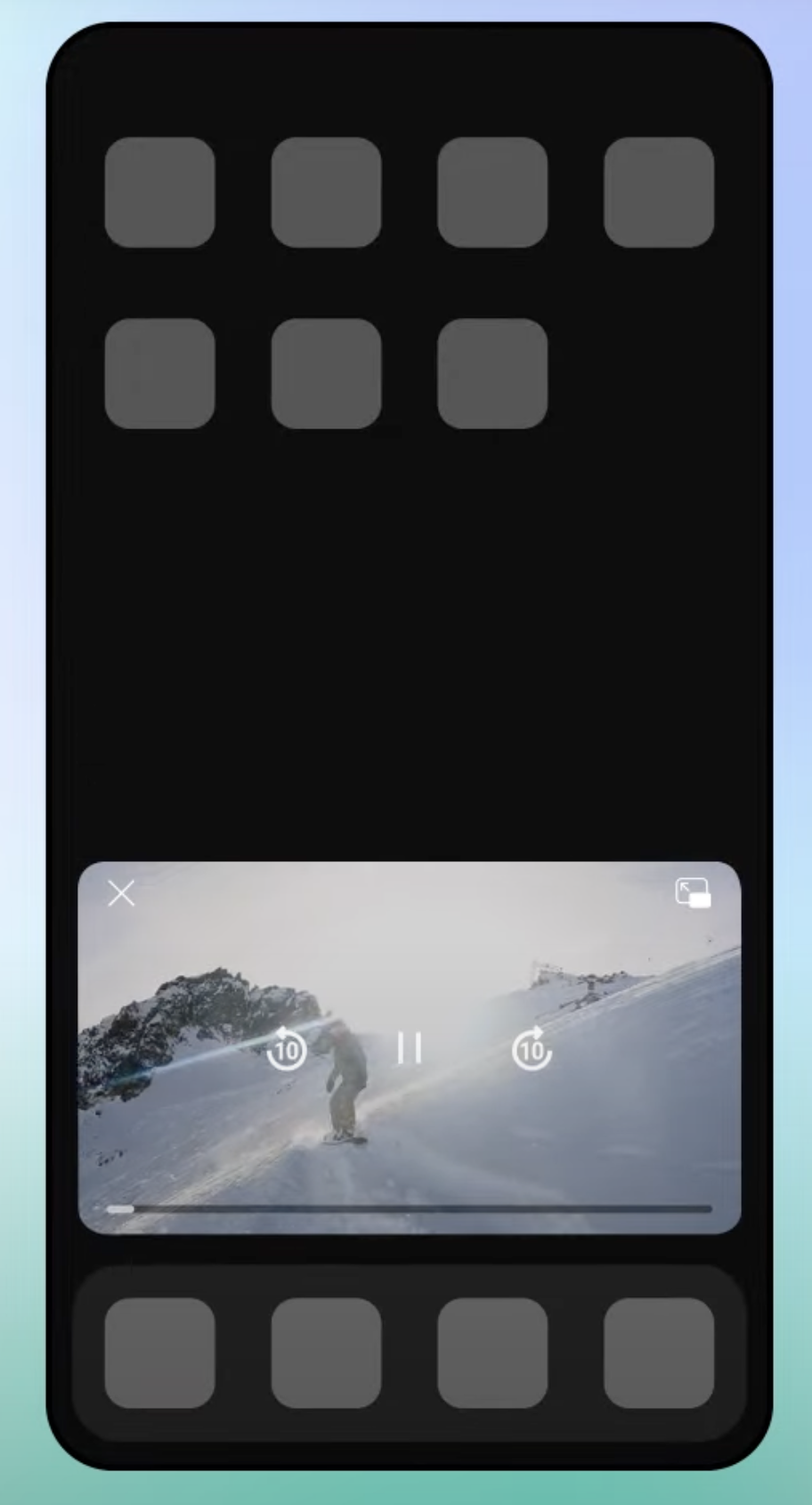 Figure 7: Example of Picture-in-Picture mode