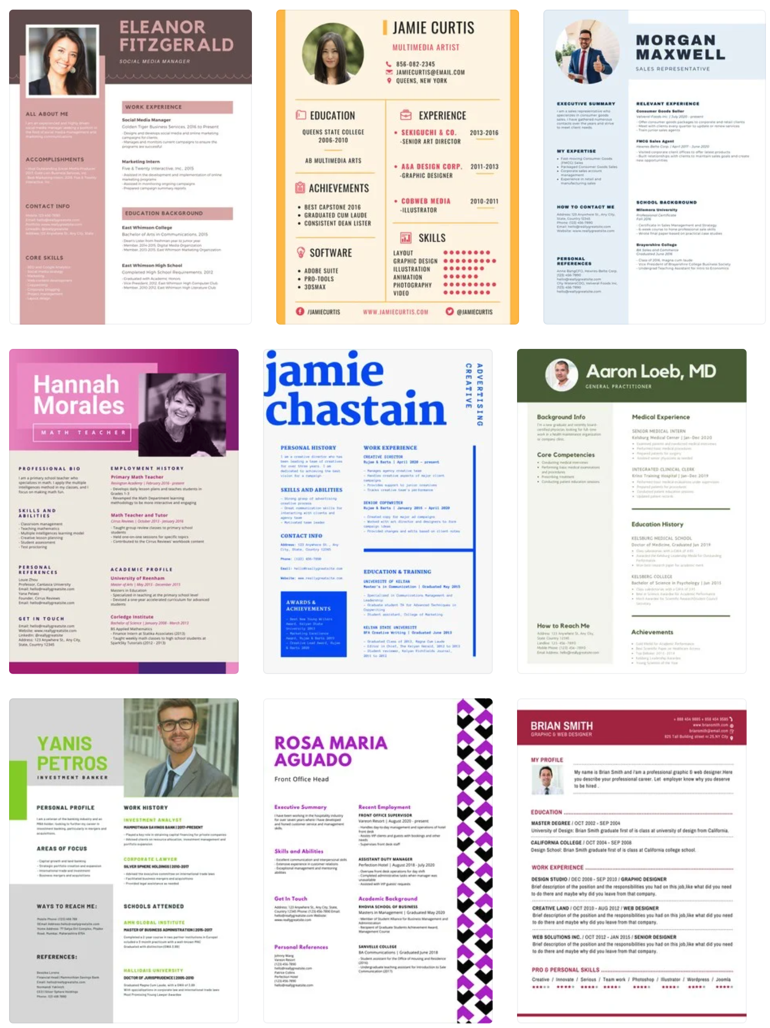 Canva 範本範例